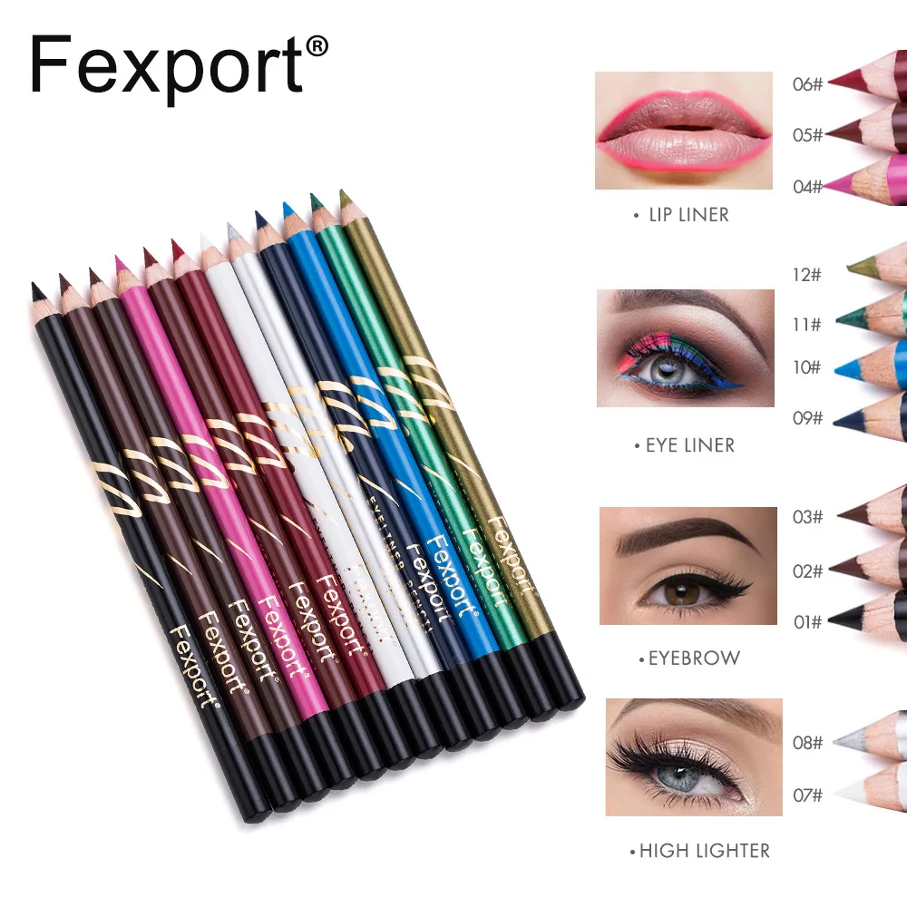 Лидер продаж карандаш для бровей Fexport хайлайнер (крупный шелк) F6108