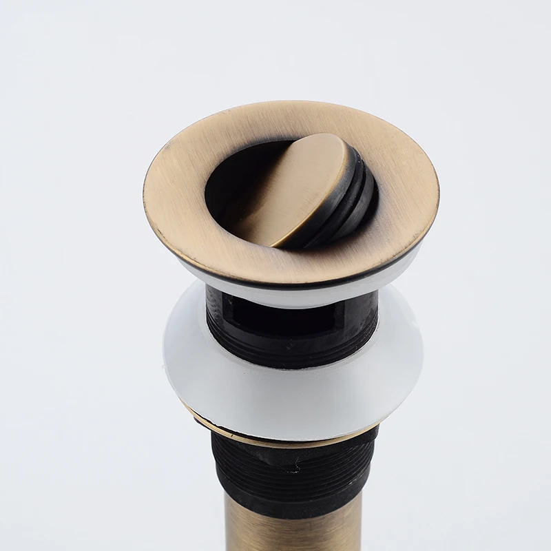 Antique Bronze Bathroom basin sink Press Pop Up Drain stopper waste Assembly water overflow or non-overflow | Обустройство дома