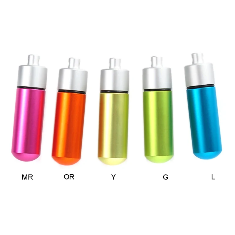 

Aluminum Pill tank Portable lightweight durable anti-rust waterproof multifunctional Seal Capsule Container Bottle Tank Outdoor