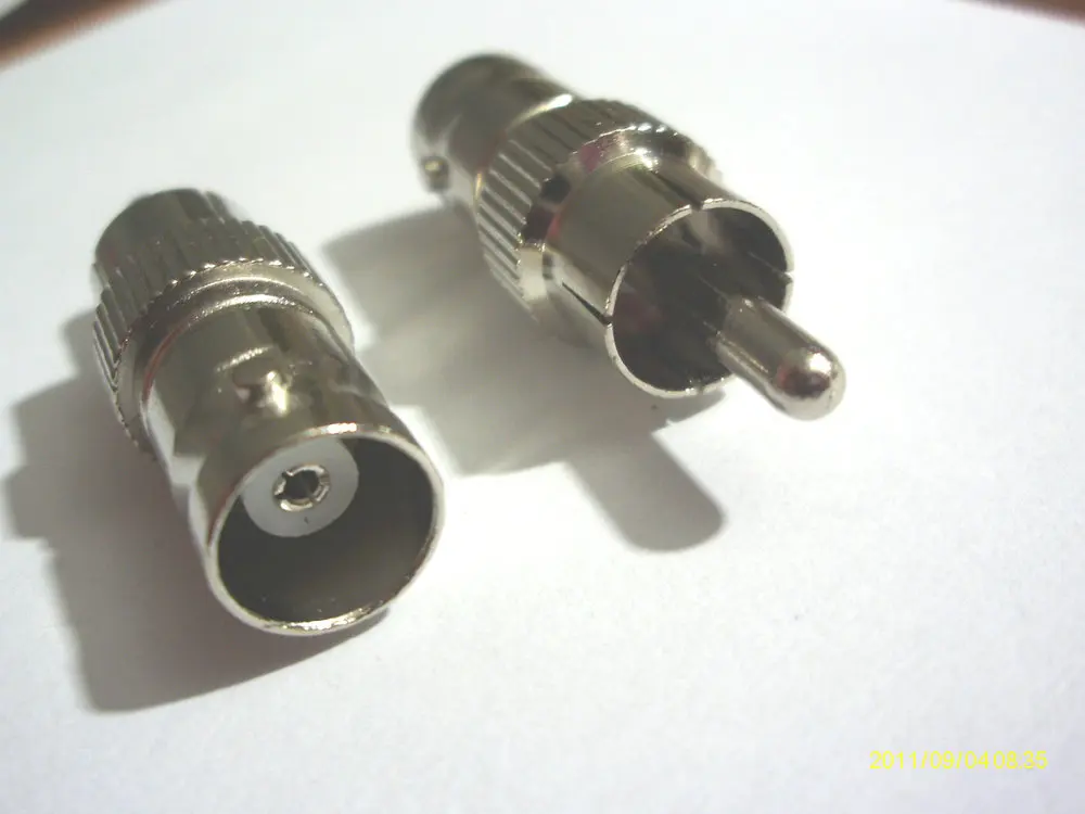 1000 шт. RCA штекер для BNC Женский Джек адаптер коаксиальный разъем муфта