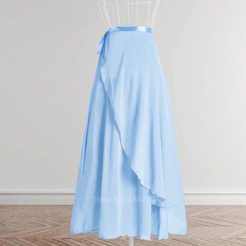 Юбка для фламенко женская шифоновая цыганская испанская одежда бальных танцев