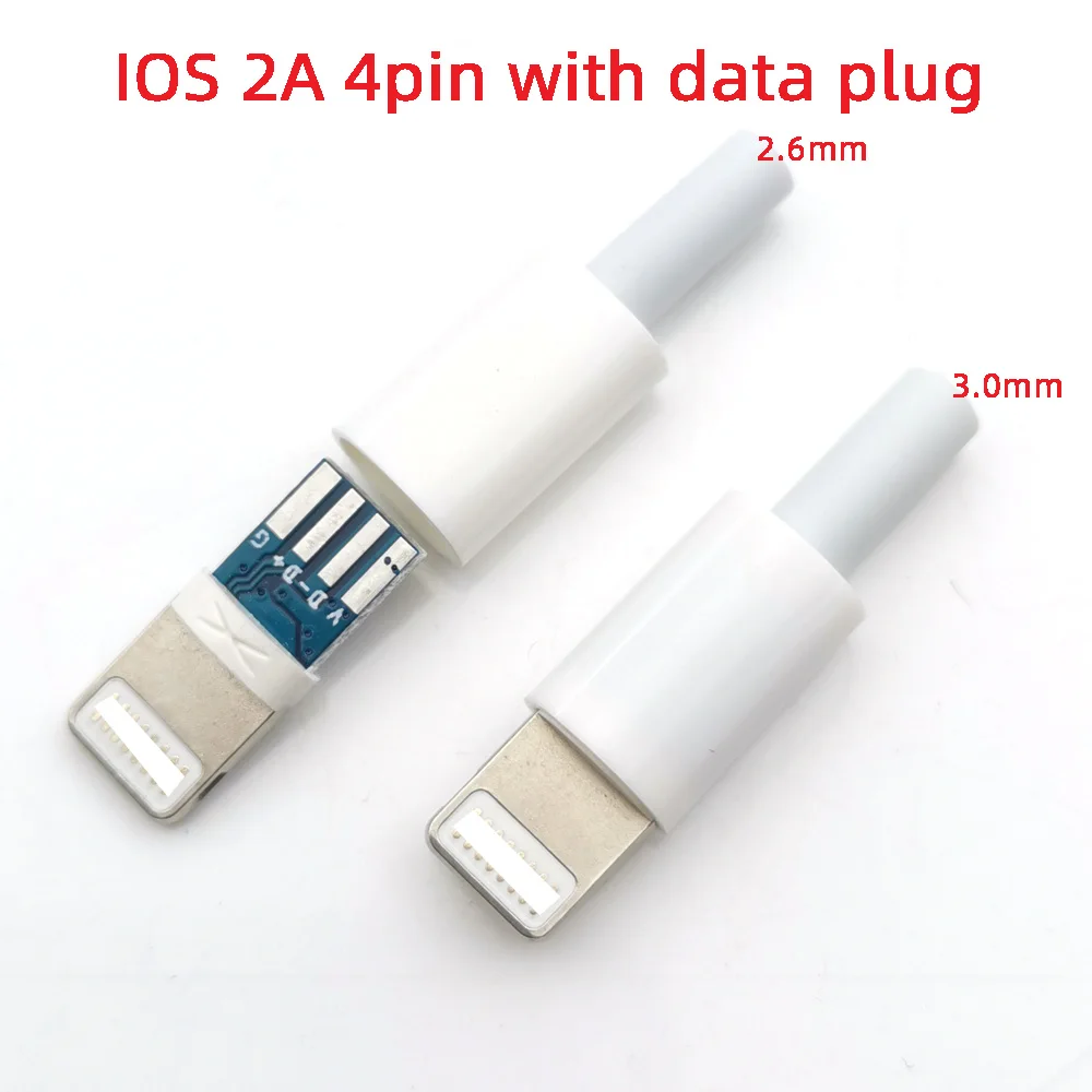 Док-станция Lightning 2 А 4 контакта USB-разъем 8 p с чип-платой штекерным разъемом кабель