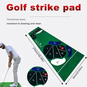 Интерактивный коврик для игры в гольф, высококачественный коврик для игры в гольф, с нескользящим ковриком, спортивный коврик, плюшевый коврик
