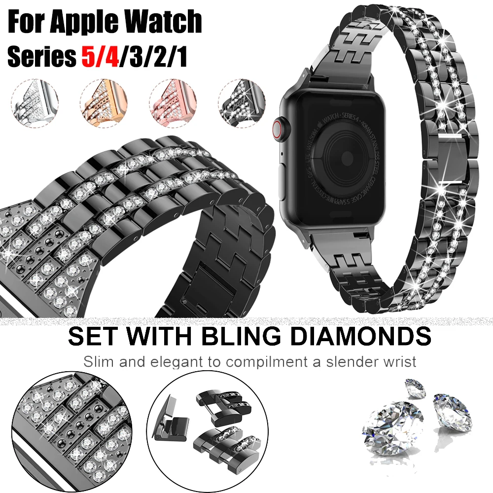 Ремешок для часов из нержавеющей стали Apple Watch 5 4 3 2 1 44 мм 40 42 38 мм|Ремешки часов| |