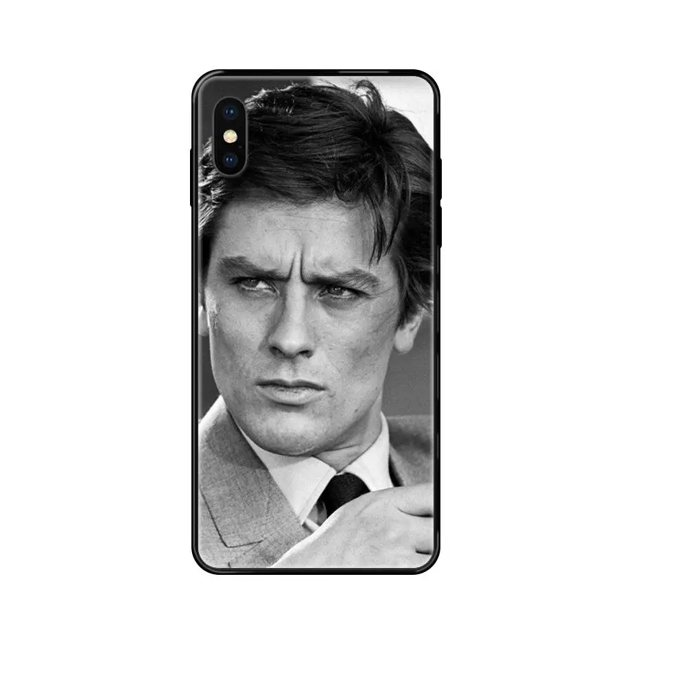 Ален Делон для Galaxy A5 A6 A7 A8 A10 A10S A20 A20S A20E A21S A30S A40 A50 A70 A71 A70E 2017 2018 мягкие Лидер продаж |