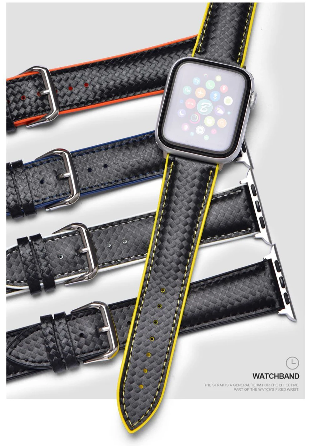 Ремешок для часов для Apple Watch series 5/4/3/2/1 Спорт на открытом воздухе силиконовый кожаный браслет, 42 мм, 38 мм, версия 5 представитель пояса для Аксессуары для iwatch