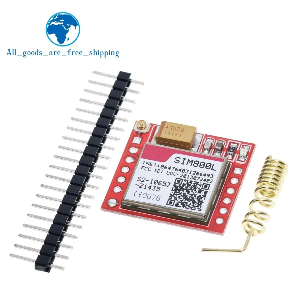 Мини маленький модуль SIM800L GPRS GSM карта MicroSIM Core Беспроводная плата Quad-band ttl последовательный порт с антенной Diy - Цвет: sim800l