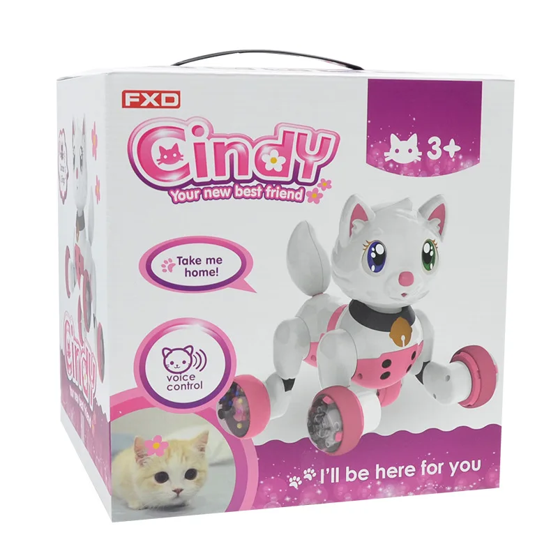 

English Version Cross-Border Smart Robot Dog Children's Toy Voice-Controlled Induction Electric Dog Electronic Pet