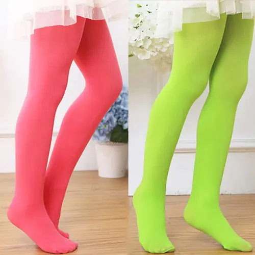 Новое поступление детские колготки для девочек непрозрачные чулочно носочные