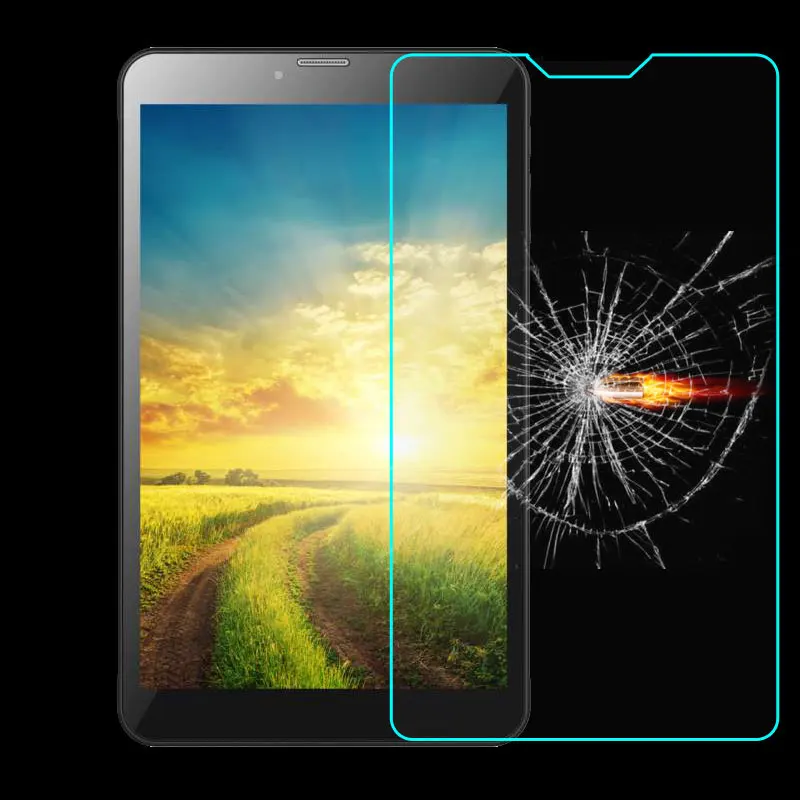 

Tempered Glass Film Screen Protector for DEXP Ursus NS280 P380i TS180 P380 S280 Z180 Z380 N180 P180 8" inch tablet