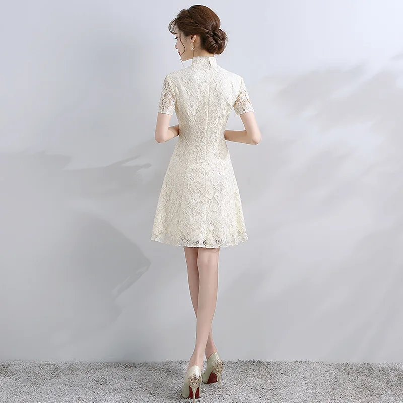 Cheongsam 2020 Новое улучшенное платье Ципао юбка повседневное короткое модное для