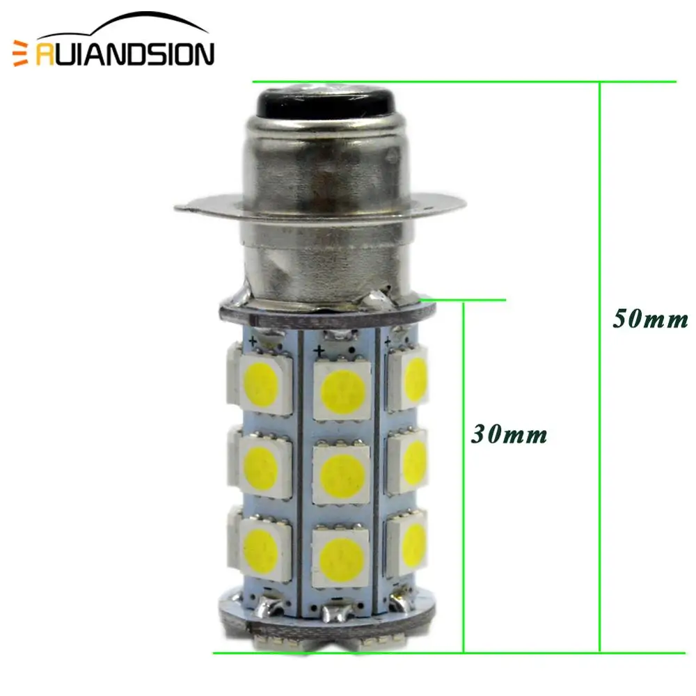 2 шт. 6V 12V 4300K 6000K P15D H6M ATV мотоцикла 5050 27LED лампа дальнего света для Сузуки Эйгер 400 King Quad 300 700 Винсон 500 Z400