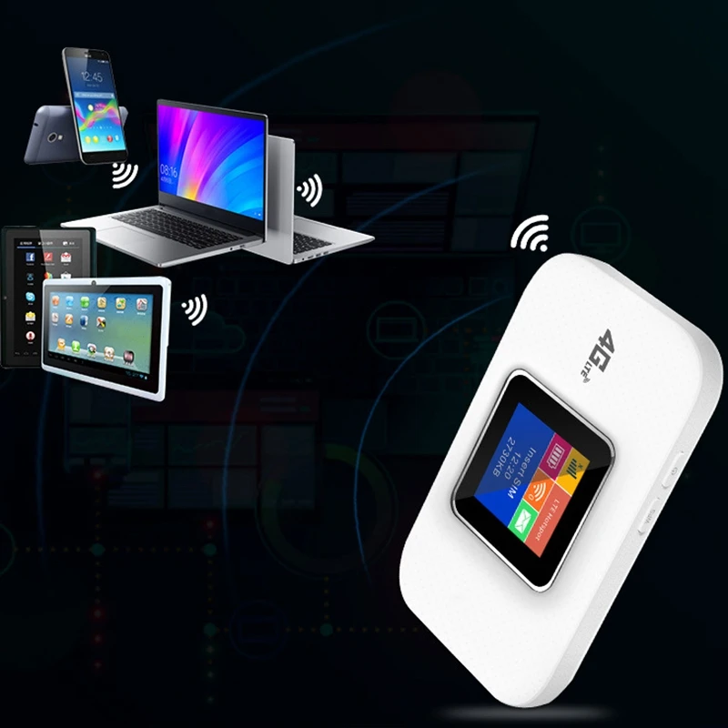 4G Wifi роутер мини беспроводной портативный карманный WiFi мобильный Hotspot