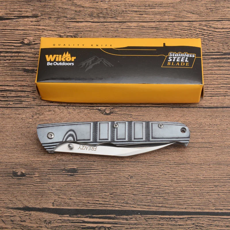 Складной карманный нож из холодной стали лезвие 8cr18 рукоятка G10 походные