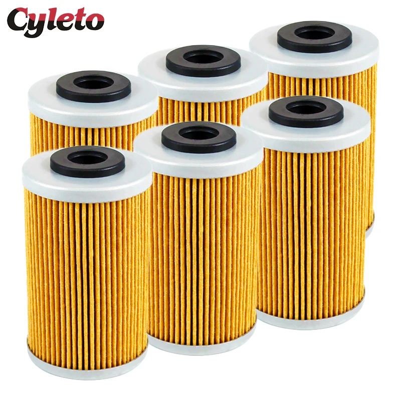 

2/4/6pcs Motorcycle Oil Filter for Duke EXC EGS MXC XCW RXC SMS SMR SXS SX XC RC 125 200 250 390 450 LC4 400 LSE RC200 RC390