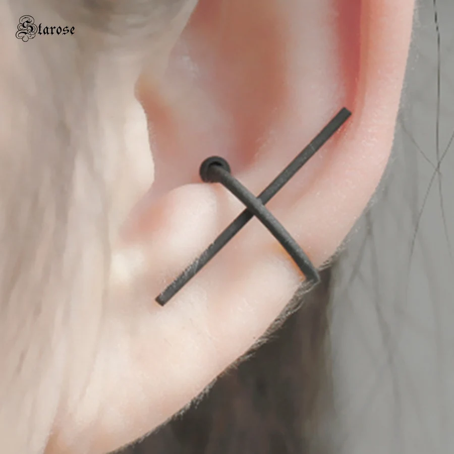 Новинка модные серьги каффы Starose 2 шт./лот Для Пирсинга Ушей завитка ушной
