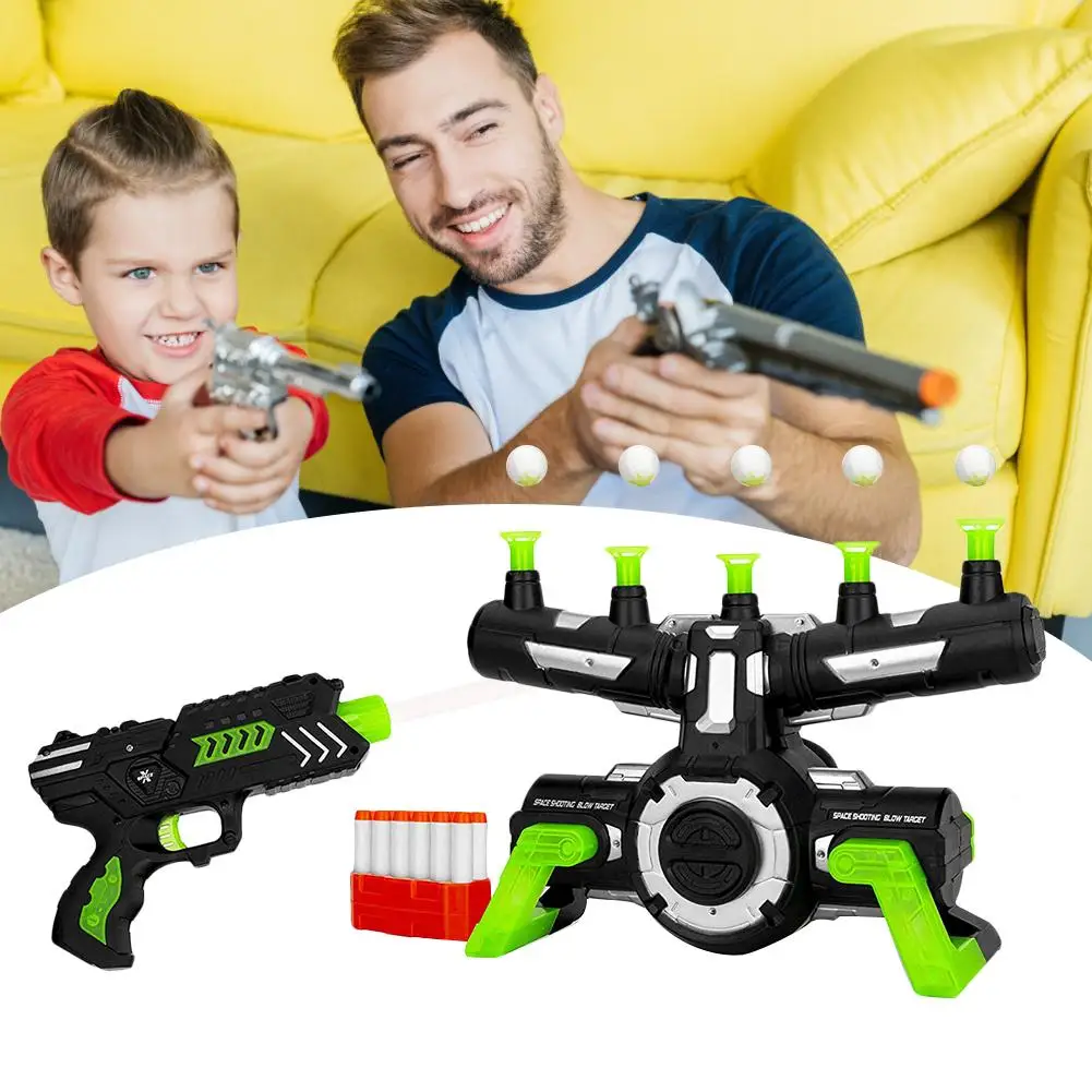 Светится в темноте стрельба игры пена Дротика бластеры плавающая мишень набор с