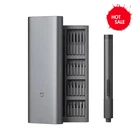 Набор электрических прецизионных отверток Xiaomi Mijia, 2 редуктора, крутящий момент, 400 винтов, 1 Type-C, перезаряжаемый магнитный Алюминиевый корпус