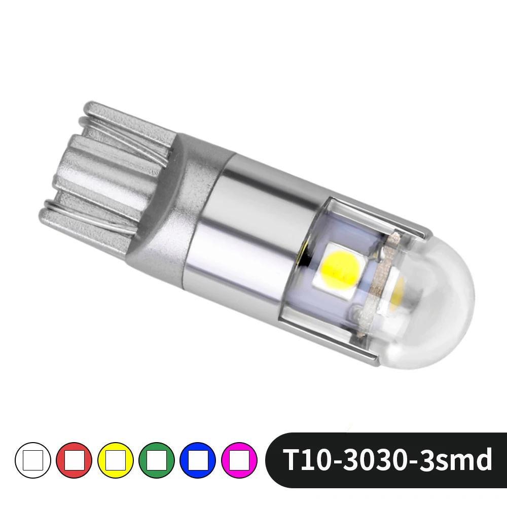 2X высокое качество T10 2SMD 2 SMD 3030 светодиодный W5W WY5W 2825 192 921 168 501 Автомобильный Клин лампа габаритный автомобильный фонарь дверная карта купольная лампа DC12V