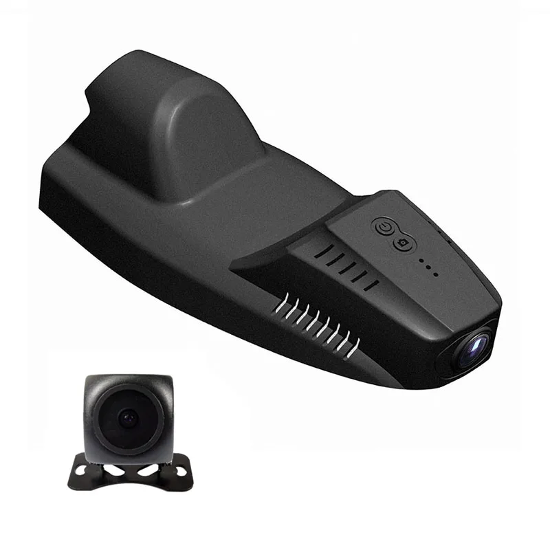 1080P Novatek 96655 автомобильный Wifi DVR камера рекордер для Ford Kuga общая модель управление с помощью мобильного телефона ПРИЛОЖЕНИЕ - Название цвета: dual lens