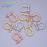 juya diy paracord clasps supplies creative fastener carabiner locks screw locket clasps for handmade pendant punk jewelry making
