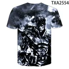 Футболка МужскаяЖенская однотонная с коротким рукавом и 3D принтом