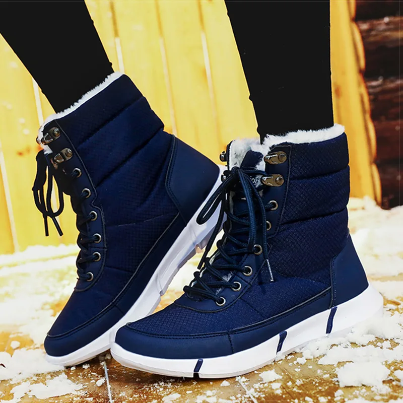 Женские ботинки 2019 зимние кроссовки размера плюс зимняя обувь женщина