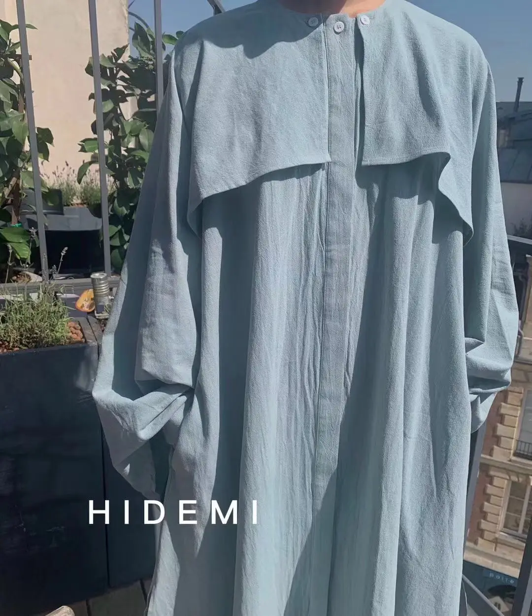

Hidemi Korea East Gate chic Mint Green Dress Cape