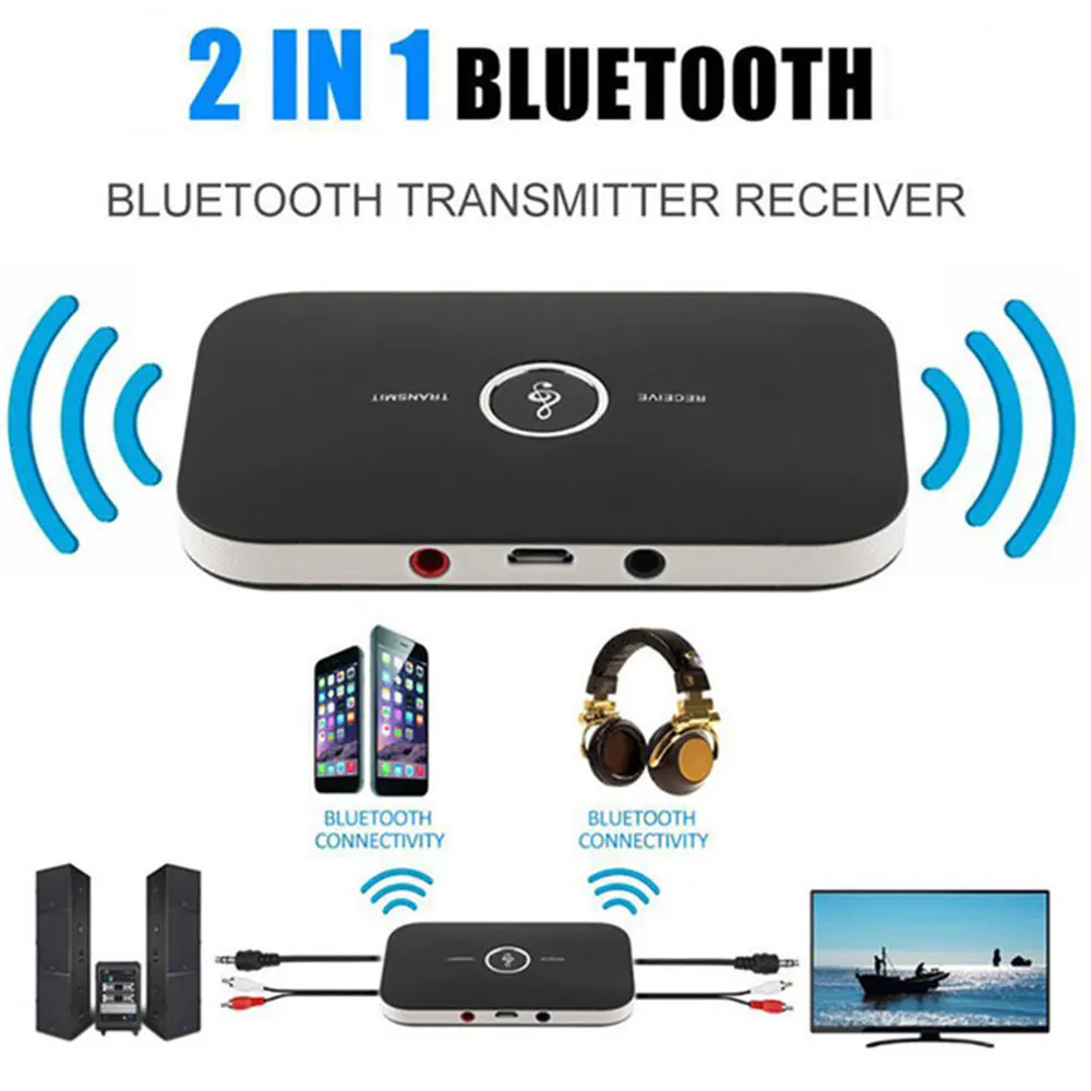 2 в 1 Bluetooth 5 0 адаптер аудио приемник передатчик для звуковой системы и