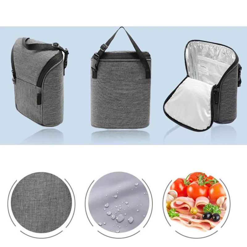 4L маленькая легкая сумка для ланча женщин детский рюкзак на молнии пикника