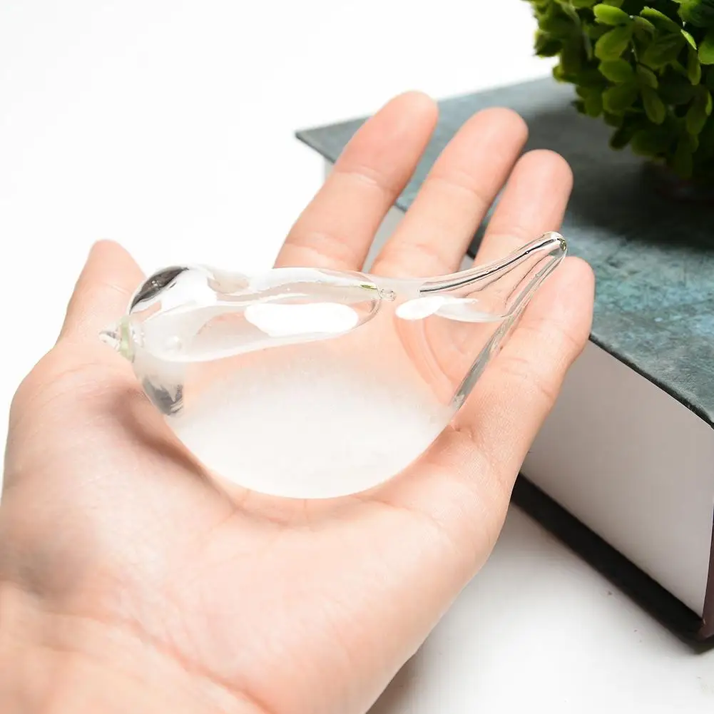 Маленькая прозрачная бутылка для прогноза погоды стеклянная дома и офиса