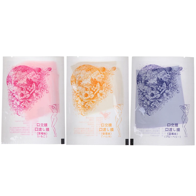 Мягкая мембрана для орального секса с фруктами супертонкая пленка вагинального