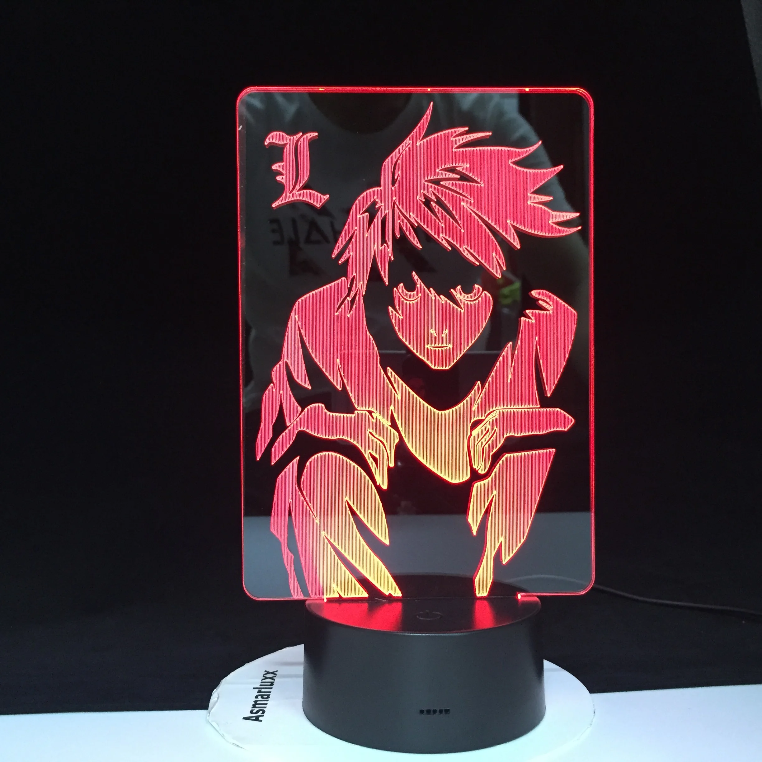 3D Led Наруто лампа Саске фото мультфильм человек Ночник светильник для детей декор