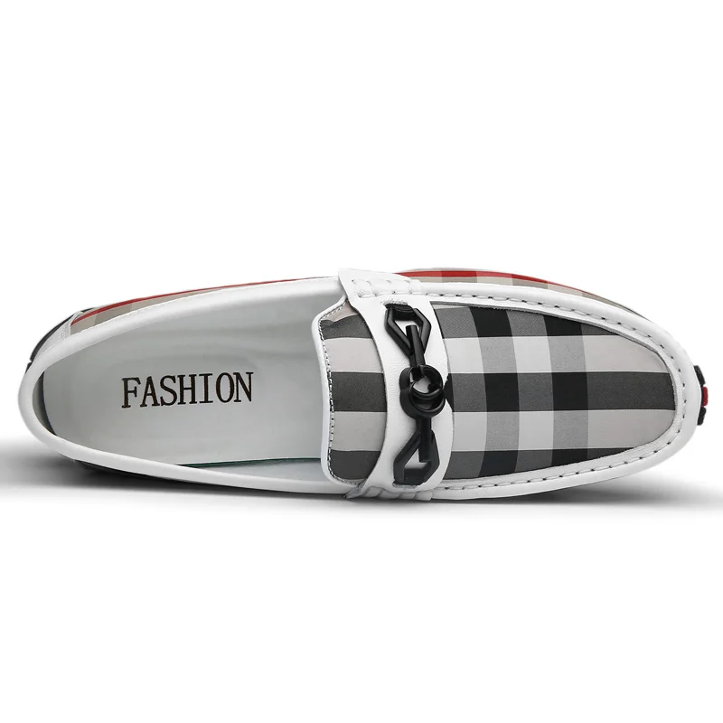 Новинка 2019 мужская повседневная обувь Vosonca лоферы качественная из спилка мужские