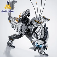buildmoc diy moc super horizon dawn thunder tooth mechanical monster series building blocks toys for children gifts