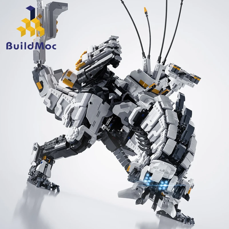 Конструктор сделай сам Buildmoc MOC Super Horizon Dawn Thunder Tooth механический монстр игрушки для