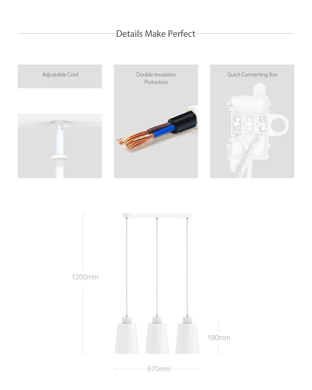 Xiaomi Yeellight подвесной E27 светильник кронштейн современная столовая кофейная спальня освещение окружающей среды Крытый настенный светильник 200-240 В