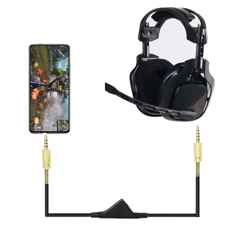 

Replacement Cable for logitech-Astro A10 A40 A30 Headsets with volume adjustm 270B