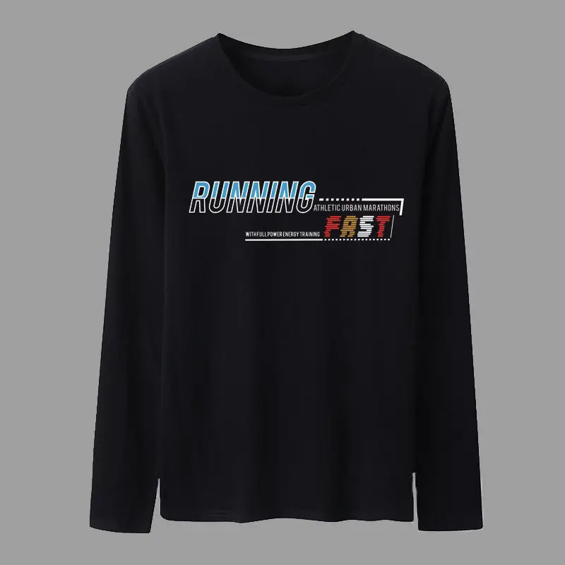 

Mens New Tshirt Long Sleeve O-neck Men T-Shirt Autumn Winter Casual Cotton Plus Size Tops Shirts Man Streetwear Harajuku Shirt