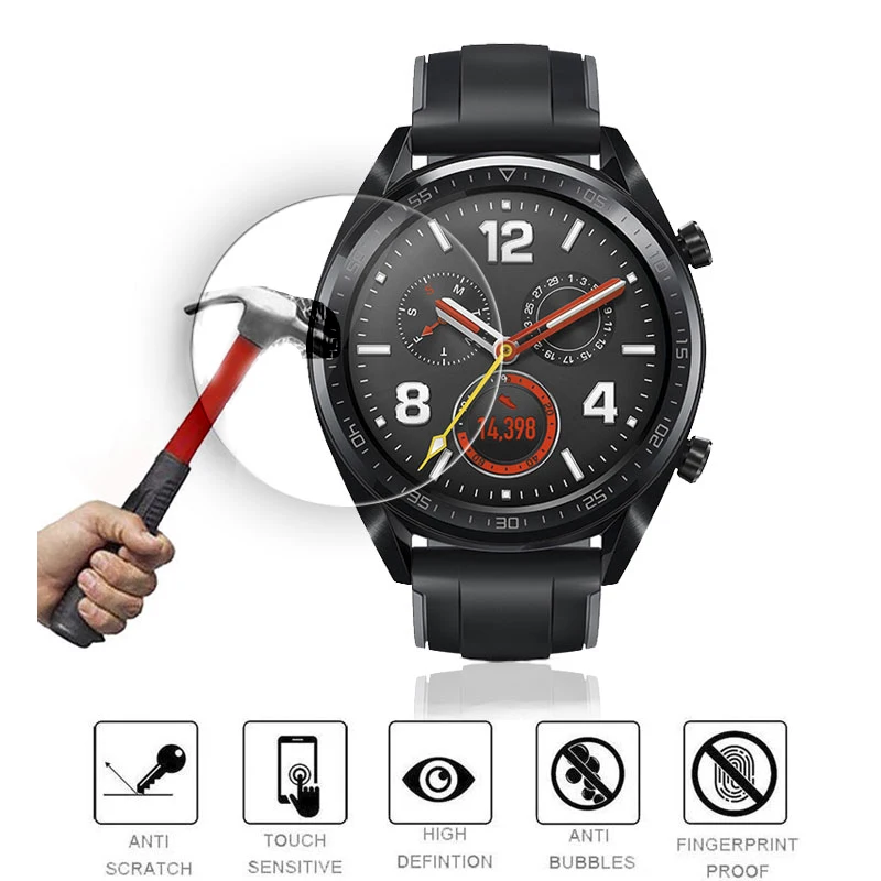 Защитная пленка для экрана huawei Watch GT из закаленного стекла защита от взрыва