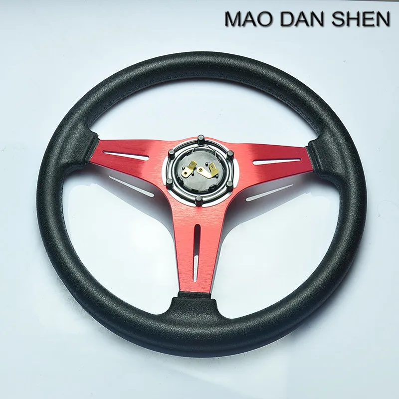 Автомобильный Стайлинг новинка 14 дюймов искусственная кожа спортивные