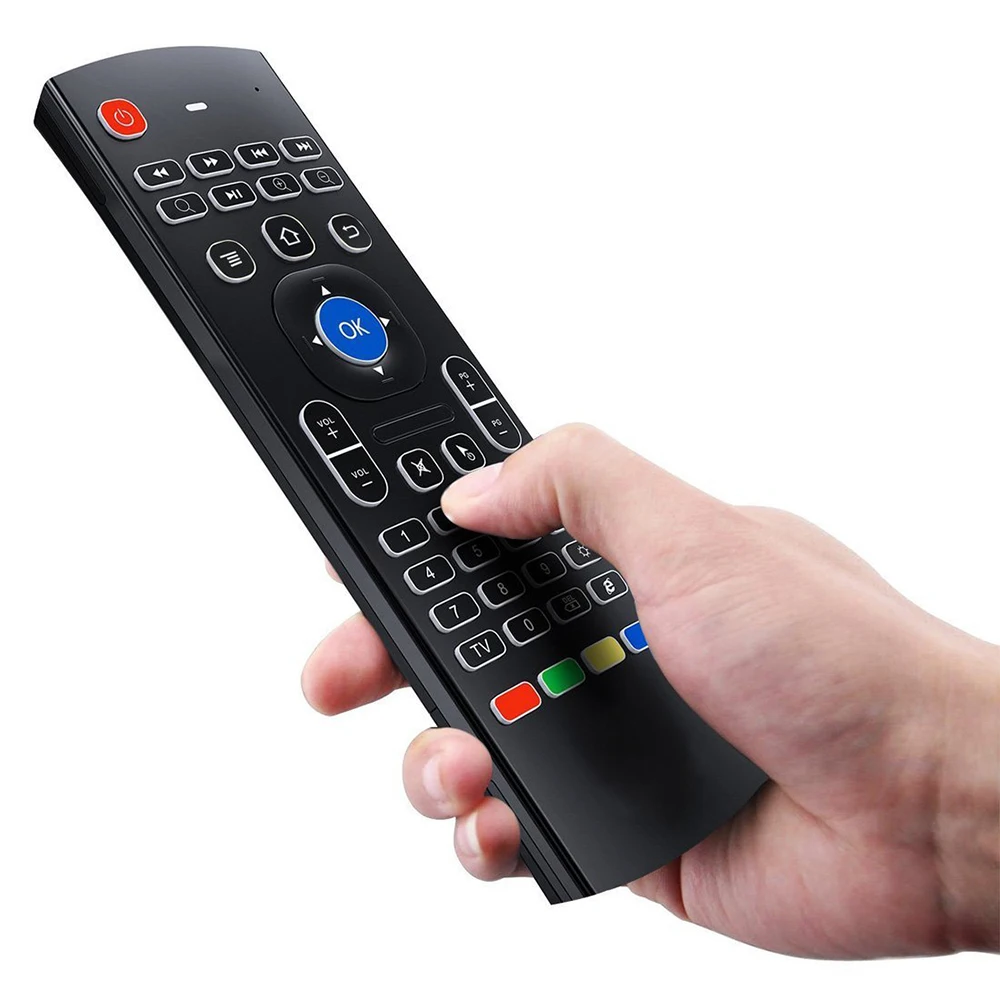 

MX3 Backlight Wireless Keyboard With IR Learning 2.4G Wireless Remote Control Fly Air Mouse LED Backlit Handheld For Android TV