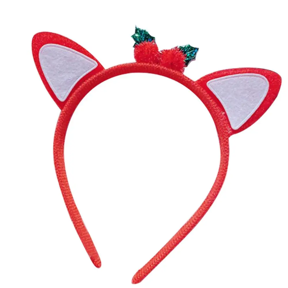 1 шт новогодний обруч украшение для волос Рождественская повязка новогодняя елка