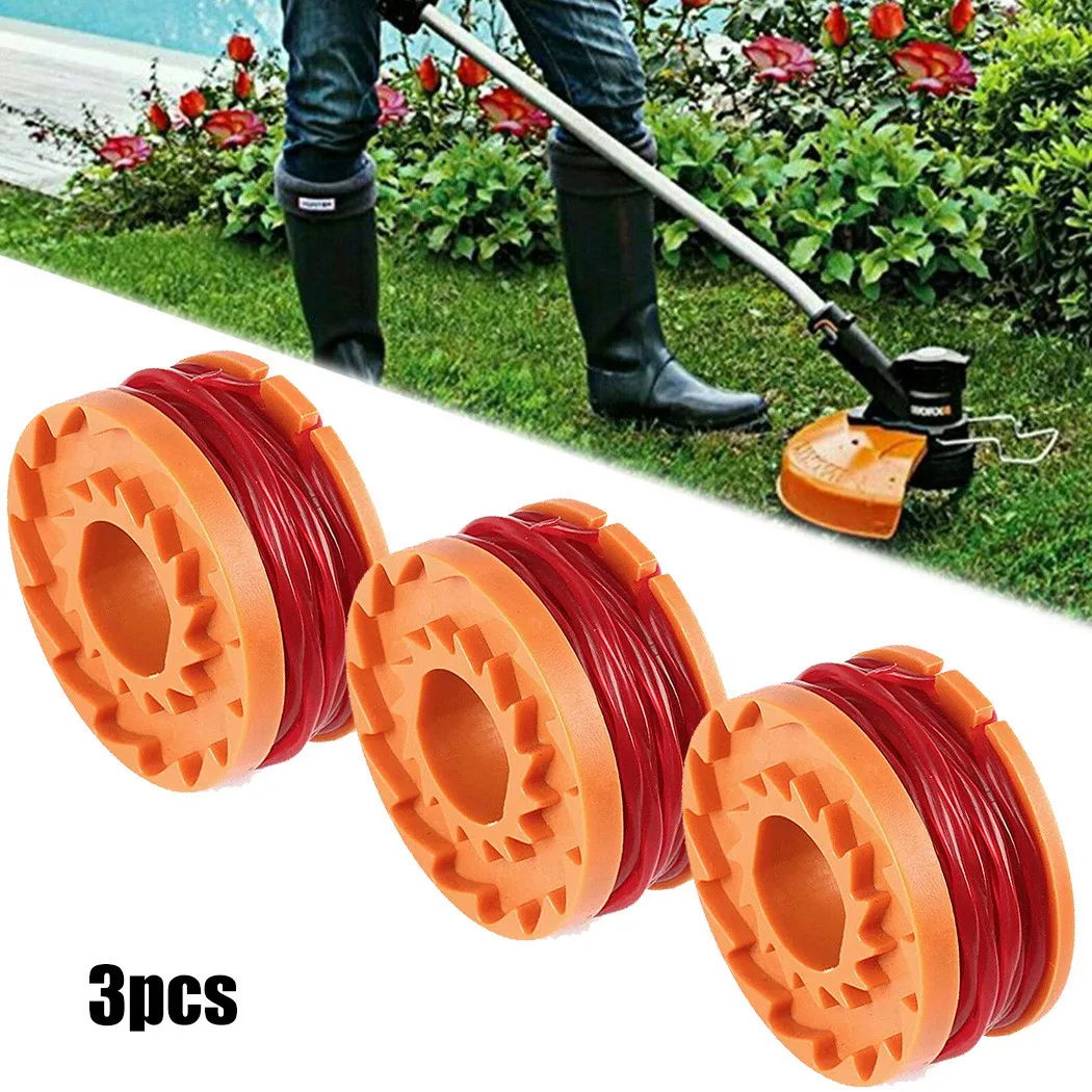 

3Pcs 1.5mm 1 X 2.5m Trimmer Spool Line For MGTP 18Li 18v Lithium-Ion Cordless Trimmer ALM WX150 MacAllister Strimmer Part Accs