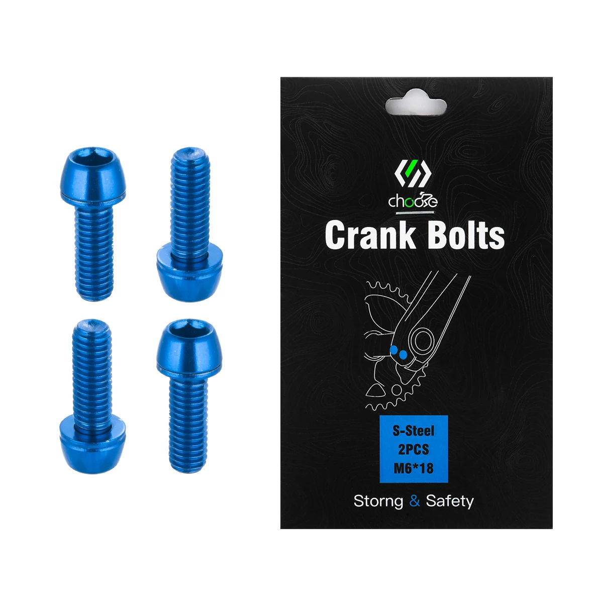 

M6*18 MM Stainless Steel Mtb BIke Disc Brake Calipers Bolts 4 Piece