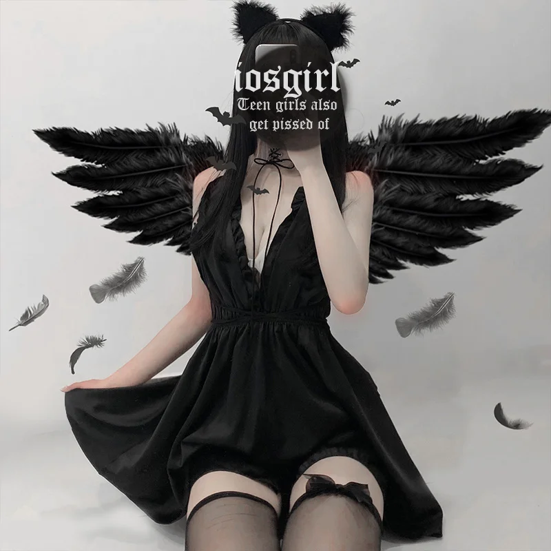 

Женская пижама с открытой спиной, кружевная ночная рубашка с V-образным вырезом