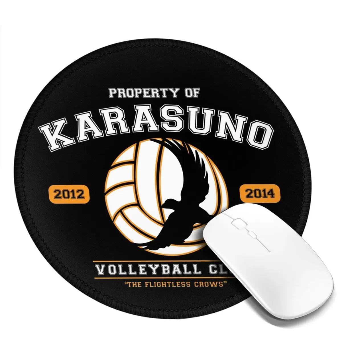 Haikyuu коврик для мыши команды Karasuno настольный резиновый оригинальный дешевый с