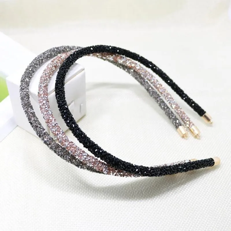 

1pcs Crystal Beaded Hair Band Fashion Headwear Girl Women Handmade Hair Accessories Headwear Pearl Flower Headband