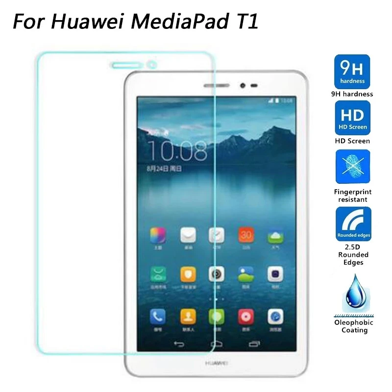

Закаленное стекло для Huawei MediaPad T1 8,0 S8-701W Honor T1-823L защитная пленка ультратонкое Стекло 9H 8,0 дюйма