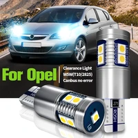 2pcs led clearance light parking bulb lamp w5w t10 194 canbus for opel agila a b antara arena astra f g h campo corsa c d